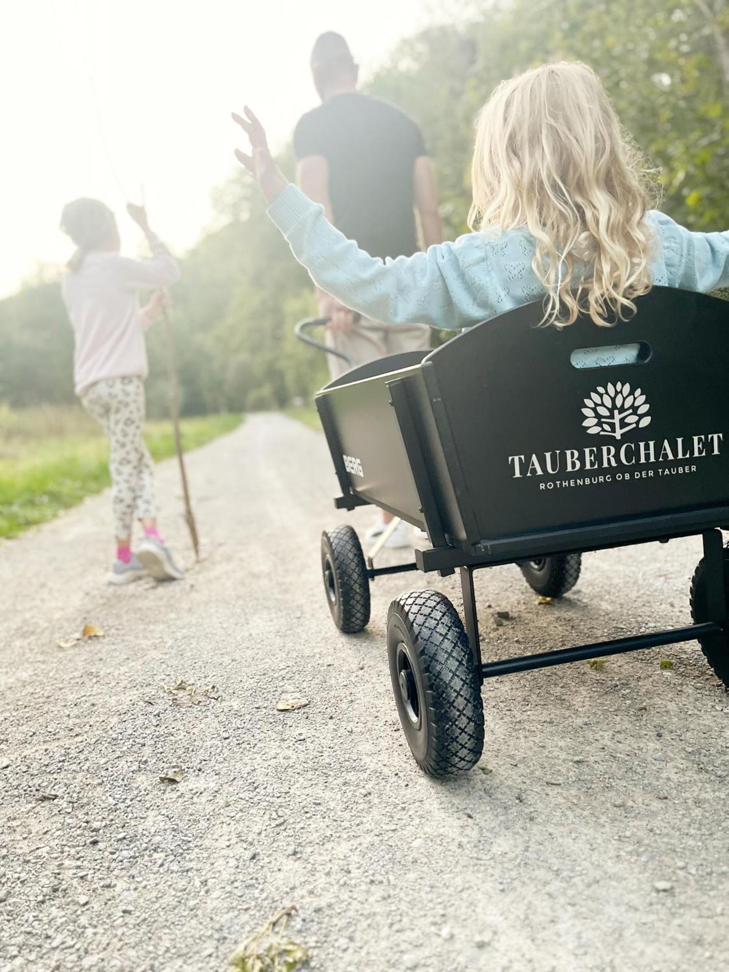 Tauberchalet I Boutique-Ferienhaus Mit Sauna, Whirlpool & Natur I 10Min Walk To Historic Old Town Rothenburg ob der Tauber Exterior photo